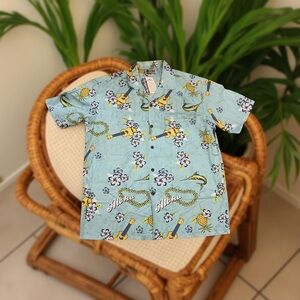 VTG 90’s Aloha Republic Hawaiian Men’s Shirt Size L NWT Made In Hawaii